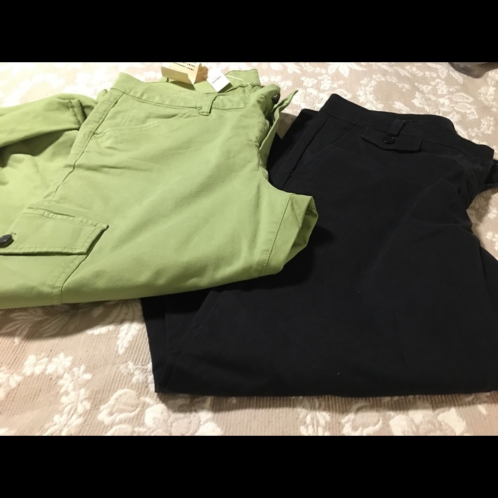 Talbots crops sz 14 2 pairs 1 price one NWT